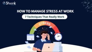 Manage Stress at Work